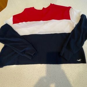 Red, White and Blue Hollister Long Sleeve Shirt